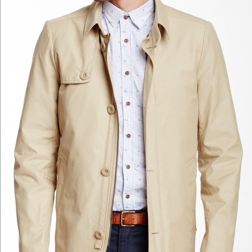 Lindbergh Tan Trench Coat